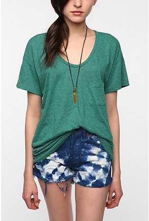 UrbanOutfitters.com > Truly Madly Deeply Scoopneck Pocket Tee