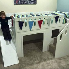 The Brew House at Eastlake   – Bunk Bed With Slides-The Best Kids Beds Ever Designed