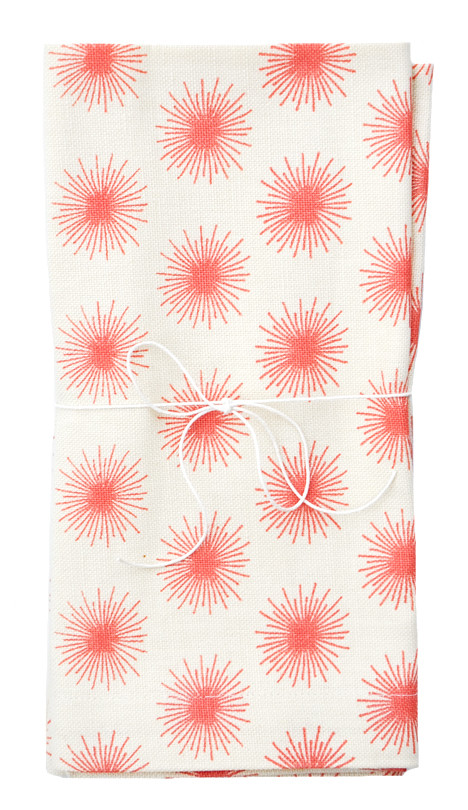 Linen Atomic Star Napkin Set | LEIF