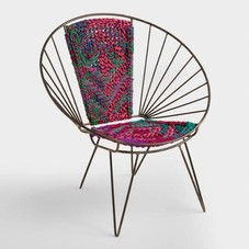 Metal Woven Chindi Chair | World Market