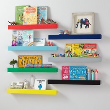 Colorful Modern Bookshelf Ledge | The Land of Nod