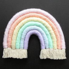 MADE TO ORDER Pastel Rainbow Fiber Arch