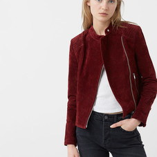 Suede jacket - Jackets for Women | MANGO USA