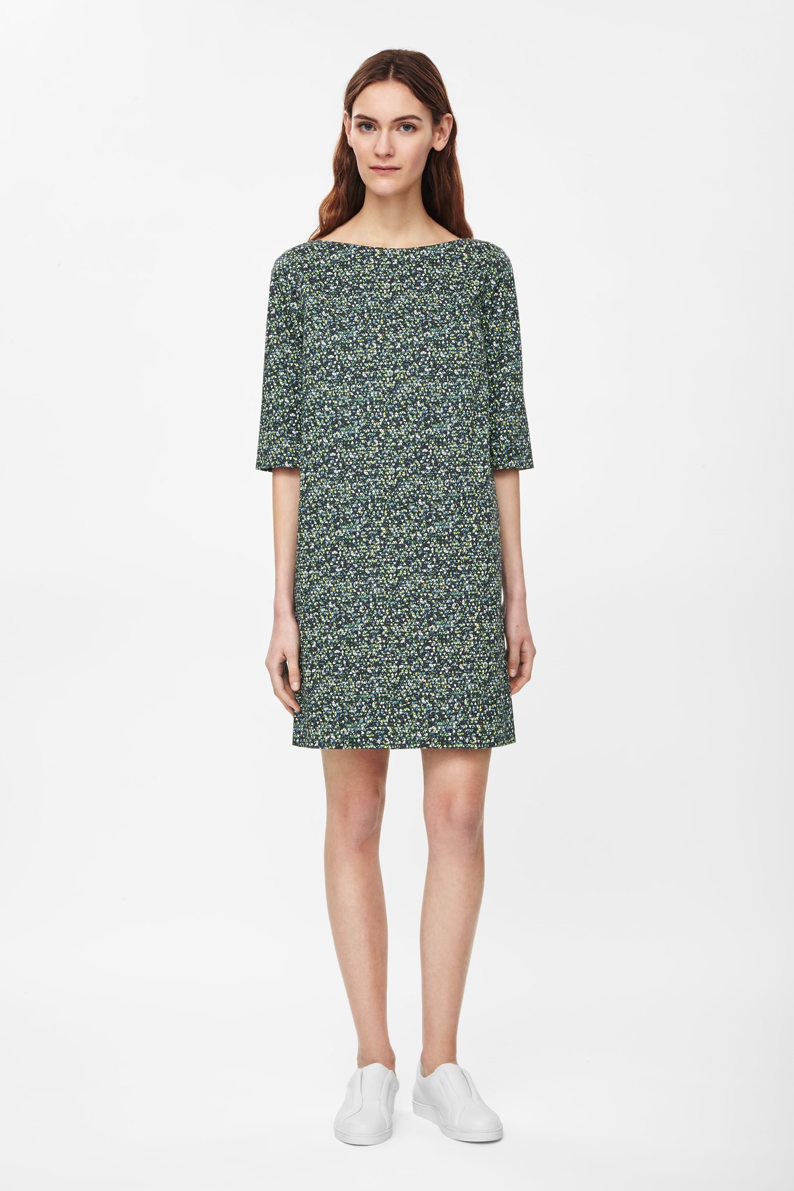 Printed cotton dress