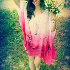 Coachella Love Festival Hippie Caftan by EchoingWaters on Etsy