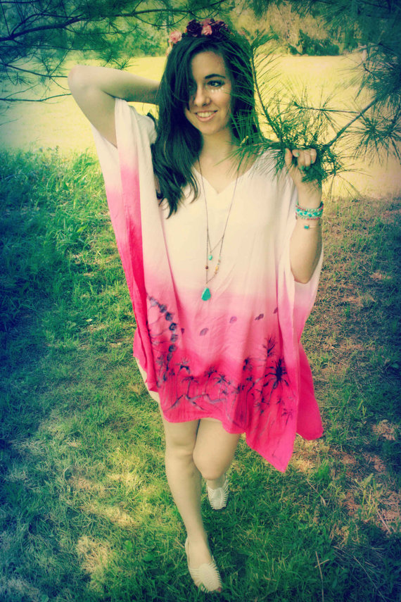 Coachella Love Festival Hippie Caftan by EchoingWaters on Etsy