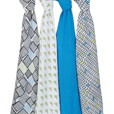 whiz kid 4-pack classic swaddles | aden + anais