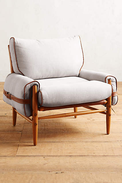 Belgian Linen Rhys Chair - anthropologie.com