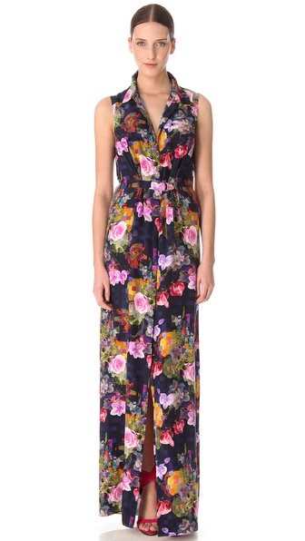 Matthew Williamson Floor Length Shirtdress | SHOPBOP