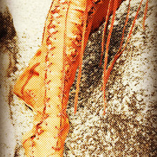 Antique Multidot Tan Knee High Leather Boots