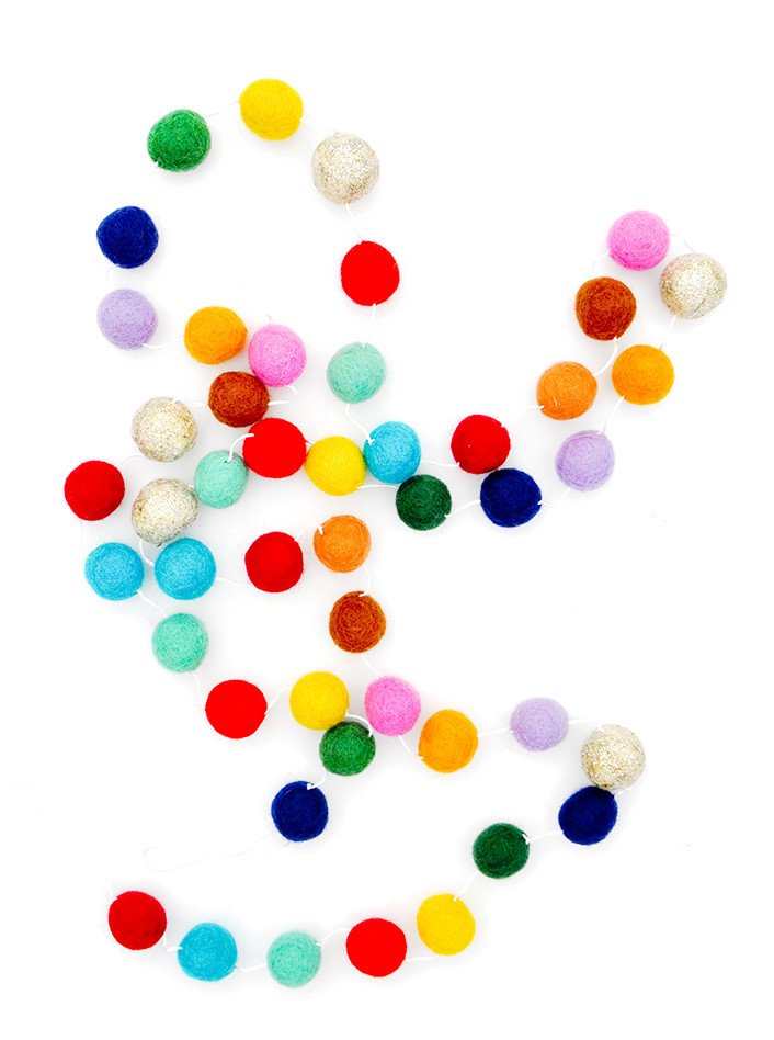 Saturated Sparkle Garland | LEIF