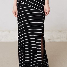 Split Stripes Maxi Skirt - Anthropologie.com