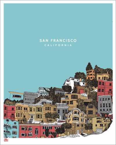 Hero Posters - San Francisco Art Print