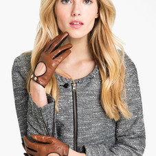 Ted Baker London Button Leather Gloves | Nordstrom