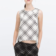 CHECK TOP - View all - Tops - WOMAN | ZARA United States