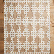 Pieced Lattice Rug - anthropologie.com