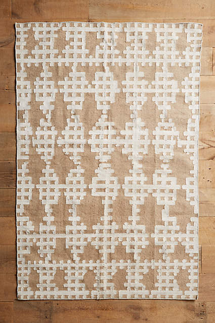 Pieced Lattice Rug - anthropologie.com