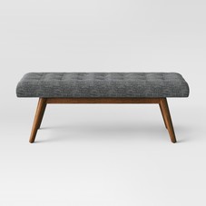 Copan Mid Century Bench Dark Gray - Project 62 : Target