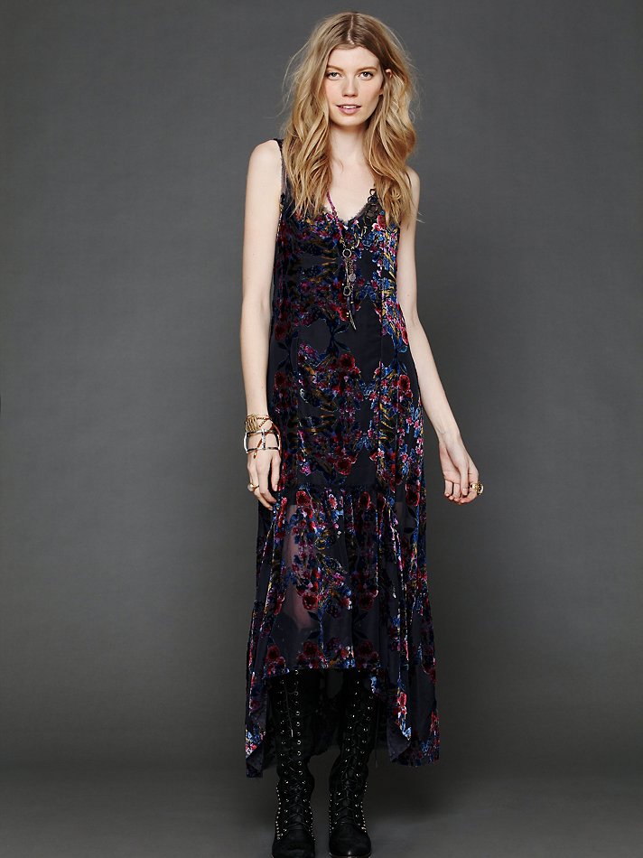 Intimately  Burnout Velvet Maxi at Free People Clothing Boutique