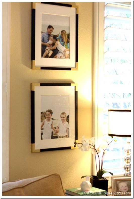 DIY Brass Frames: HB Knock Off - A Thoughtful Place