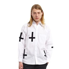 Daniel Palillo upside-down cross Button Up