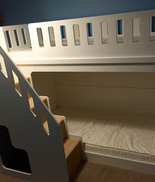 Solve Problem Regarding Space in Childrens Bedroom With Kids Bunk Beds