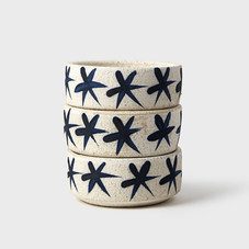 Set of 3 Small Stacking Dishes with Stars by Michele Quan | DARA Artisans