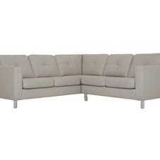 Solo 2-Piece Sectional Sofa - Fabric | EQ3 Modern Furniture