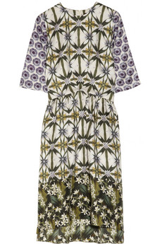 Biyan | Anniek floral-print silk dress | NET-A-PORTER.COM
