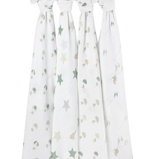 up, up + away 4-pack classic swaddles | aden + anais