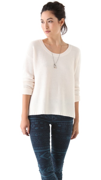 Madewell Chloe Textured Sweater | SHOPBOP