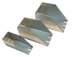 Galvanized Slotted Feed Scoop - 3 Sizes