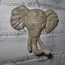 Elephant Hook / Wall Decor /  Spring SALE /Metal by Theshabbyshak