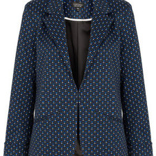 Diamond Geo Ponte Blazer - Blazers - Jackets  - Clothing - Topshop USA