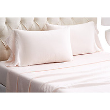 Exclusive Vintage Linen Sheet Set, Blush - Matteo - Brands | One Kings Lane