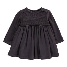 Mada Broderie Anglaise Dress Midnight blue Bonton Fashion Baby