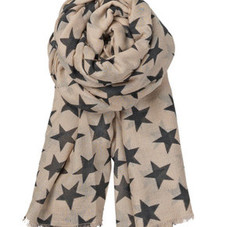 Becksondergaard B Summer Night Star Scarf in Cat Grey