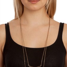 Gold Spike Tier Necklace - Necklaces - All Jewelry