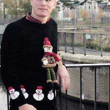 3D Stuffed Snowman Christmas Jumper