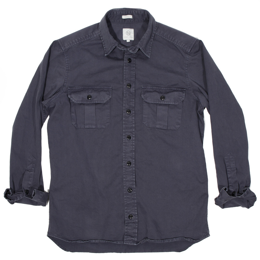 Dusty Navy Highlands Shirt | Taylor Stitch