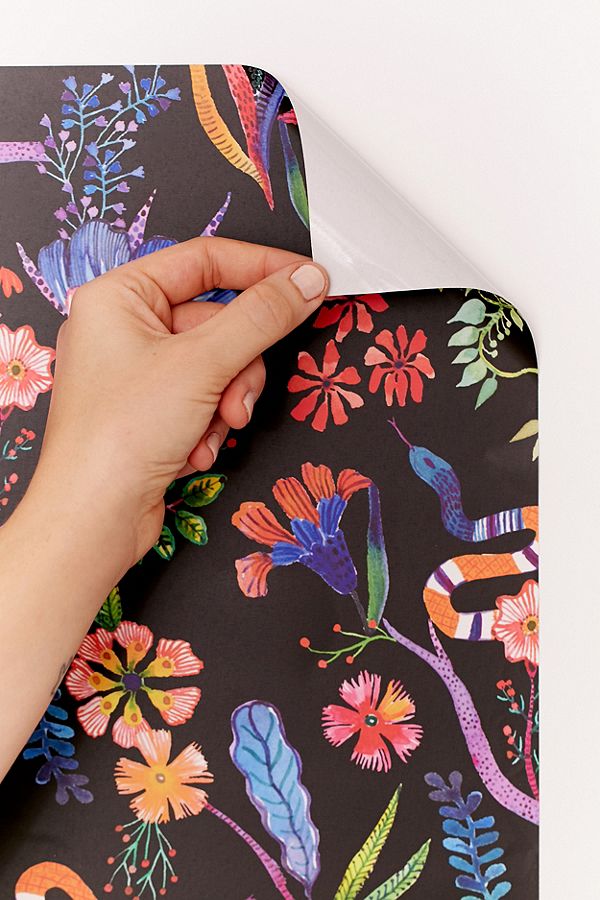 Whimsical Floral Removable Wallpaper | Urban Outfitters