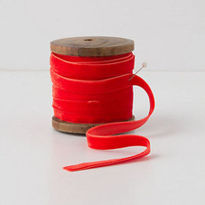 Etoile Velvet Ribbon, Narrow - Anthropologie.com