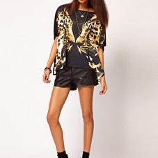 ASOS | ASOS T-Shirt with Twin Leopards at ASOS