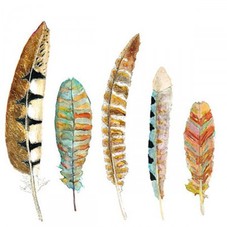 Feather Print III - Furbish