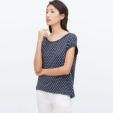 ROLL - UP SLEEVE T - SHIRT - View all - T - shirts - WOMAN | ZARA United States