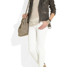 Lot78&nbsp;|&nbsp;Washed-leather biker jacket&nbsp;|&nbsp;NET-A-PORTER.COM