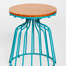 Wooden Top Side Table - Urban Outfitters