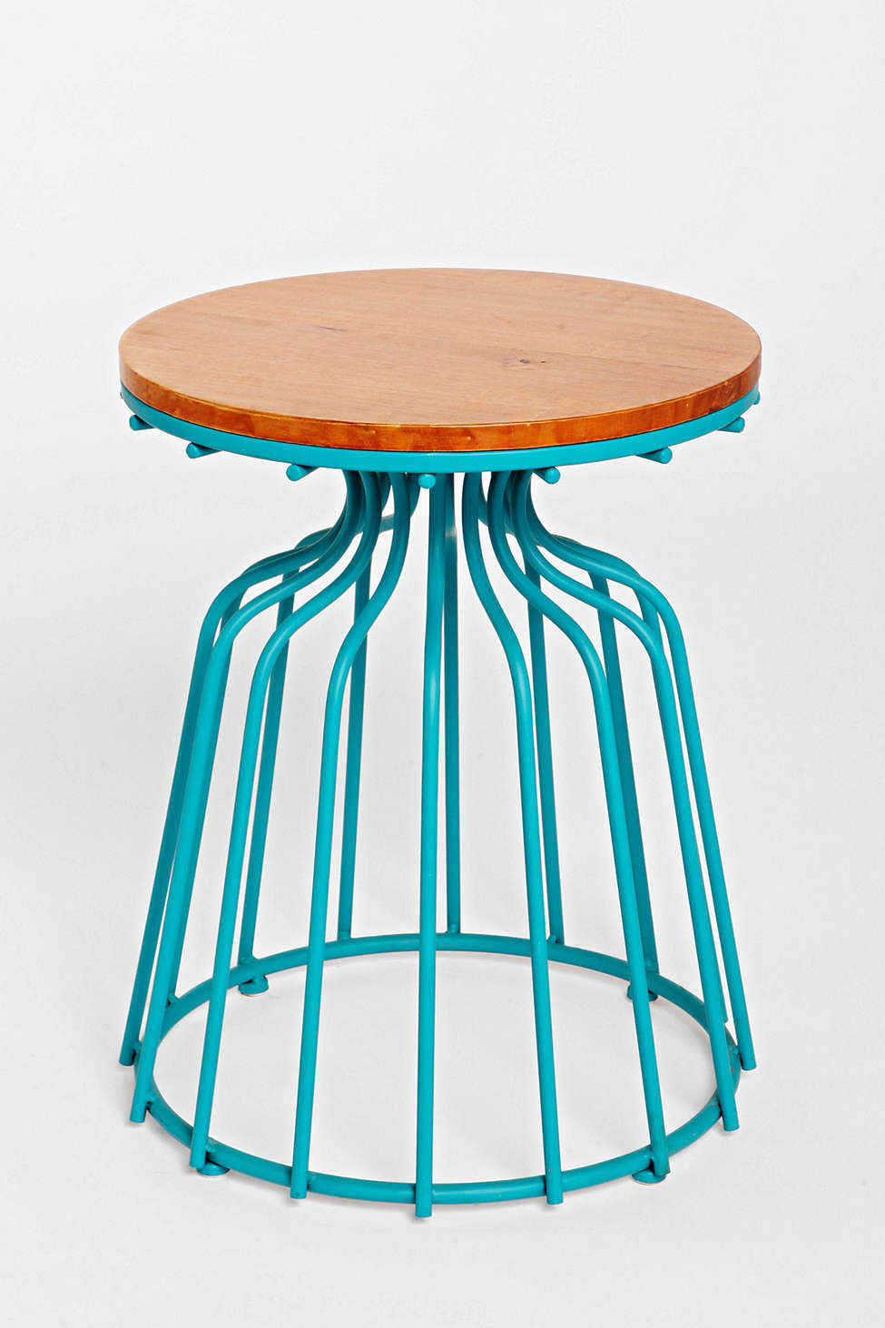 Wooden Top Side Table - Urban Outfitters