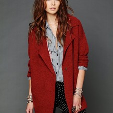 Free People  Slouchy Sweater Jacket at Free People Clothing Boutique