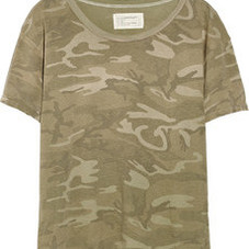Current/Elliott&nbsp;|&nbsp;The Freshman camo-print cotton-jersey T-shirt&nbsp;|&nbsp;NET-A-PORTER.COM